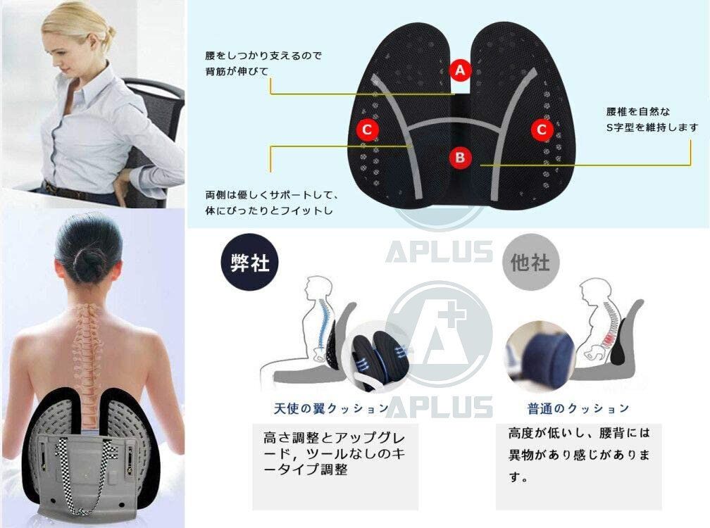 護脊雙翼背墊 |人體工學背墊 |護腰 | 改善坐姿|腰墊