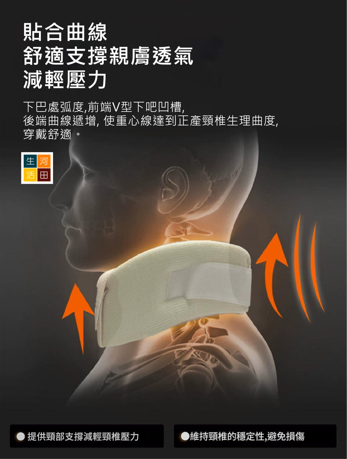 JINGB 海綿護頸托