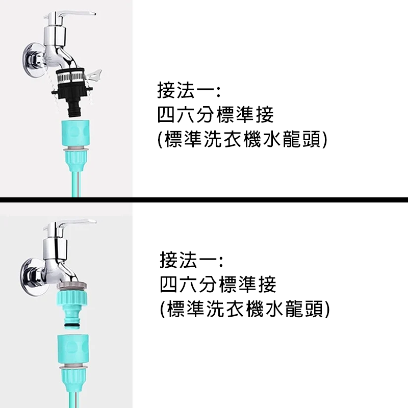 洗車水槍/家用花園灌溉水喉 多用途收縮收納便攜軟水管 可擴展的軟水喉 淋花 寵物淋浴 (6種水力)