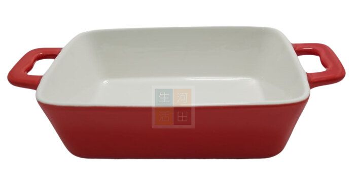 方形陶瓷烤焗盤21cm 多色|自製焗豬扒飯 Stoneware Oven Dish 紅色|多色選擇