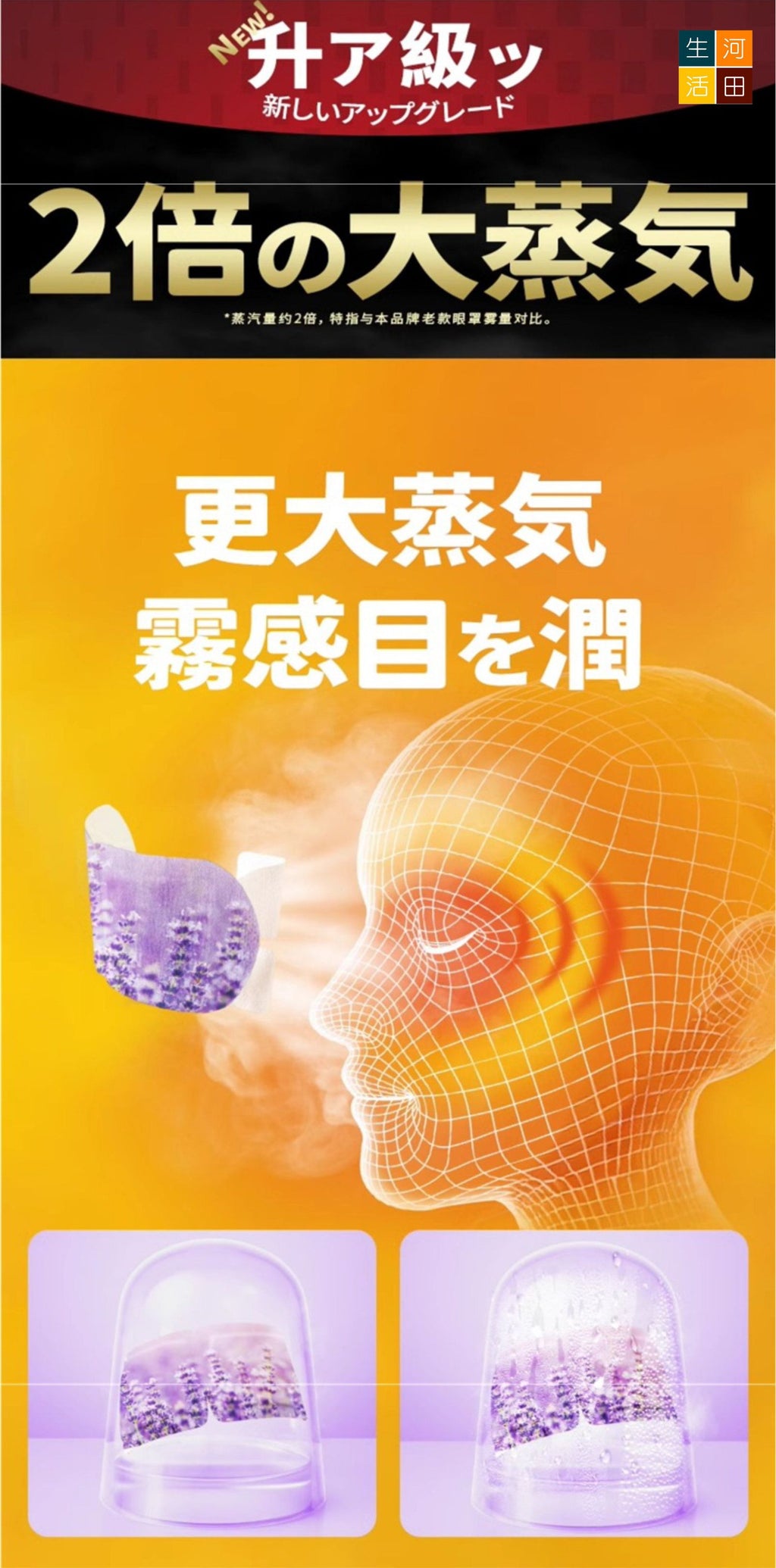 良質蒸氣熱敷眼罩(洋甘菊香│10片裝)│緩解眼疲勞│睡覺遮光眼罩│男女通用護眼貼│護眼發熱放鬆貼