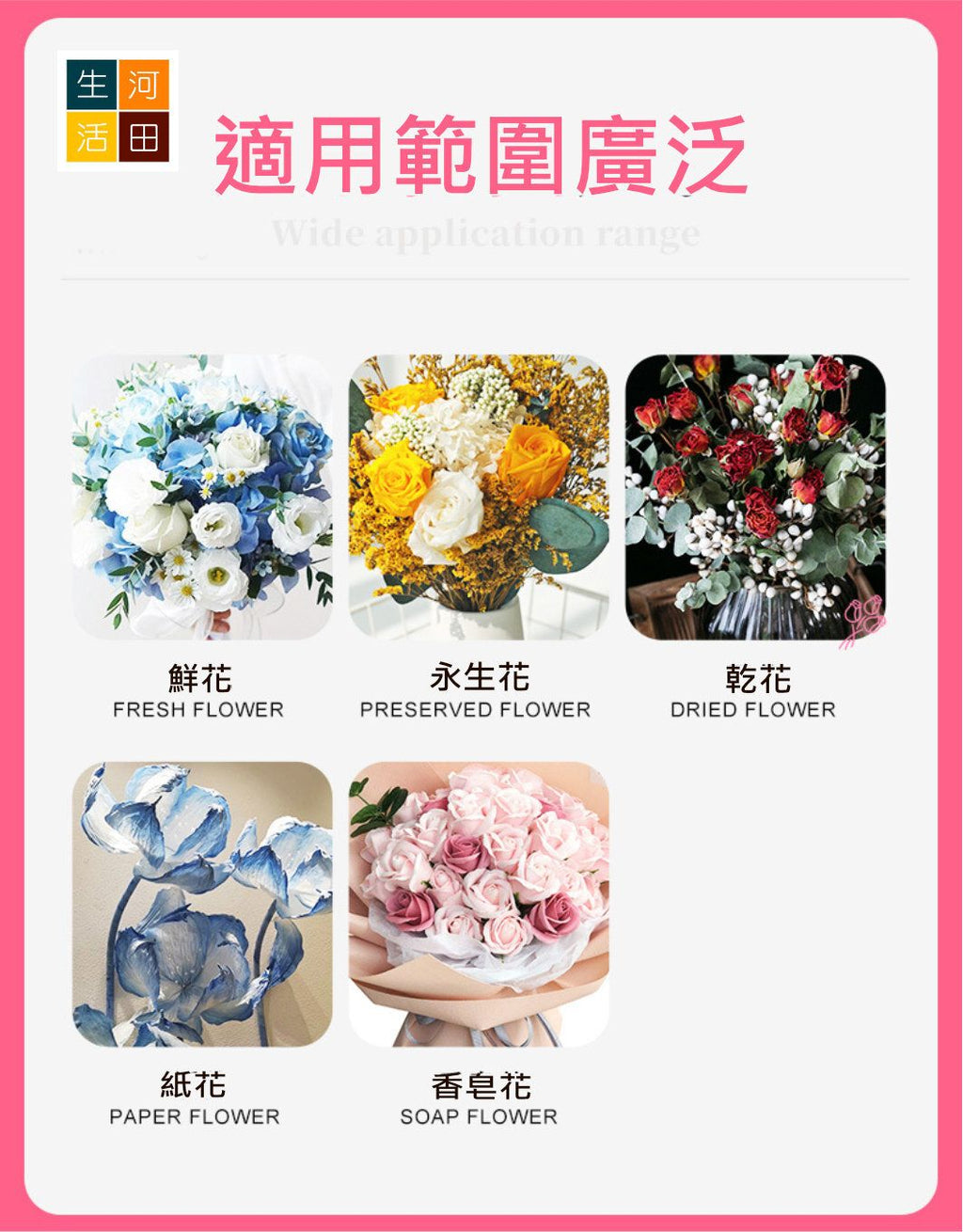 THEAOSON 鮮花永生花彩色噴劑 (薔薇粉 450ml Stock Code 872303)│香皂花染色劑│色彩噴劑│花藝彩繪噴劑│鮮花彩妝│染色噴霧│不含腐蝕性│零甲醛│