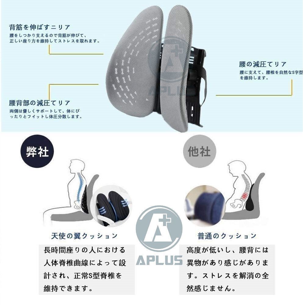 護脊雙翼背墊 |人體工學背墊 |護腰 | 改善坐姿|腰墊