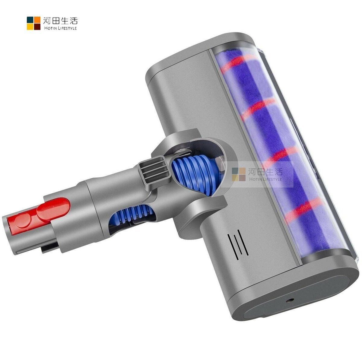 副廠轉動刷頭適合 Dyson Digital Slim吸塵機(V10 輕量版) |戴森代用Roller Brush 軟絨刷