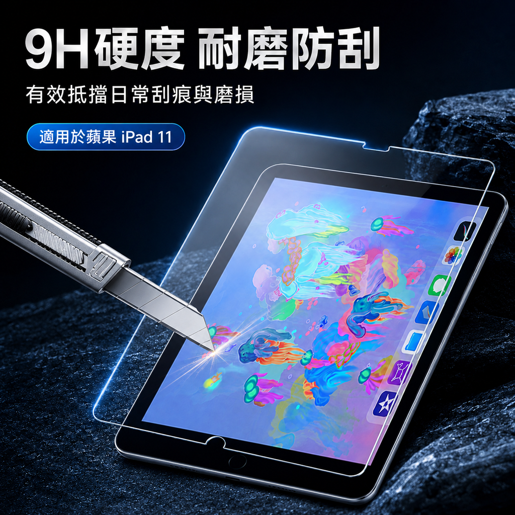 適用iPad 11 弧邊高清強化膜【11吋】(2025)
