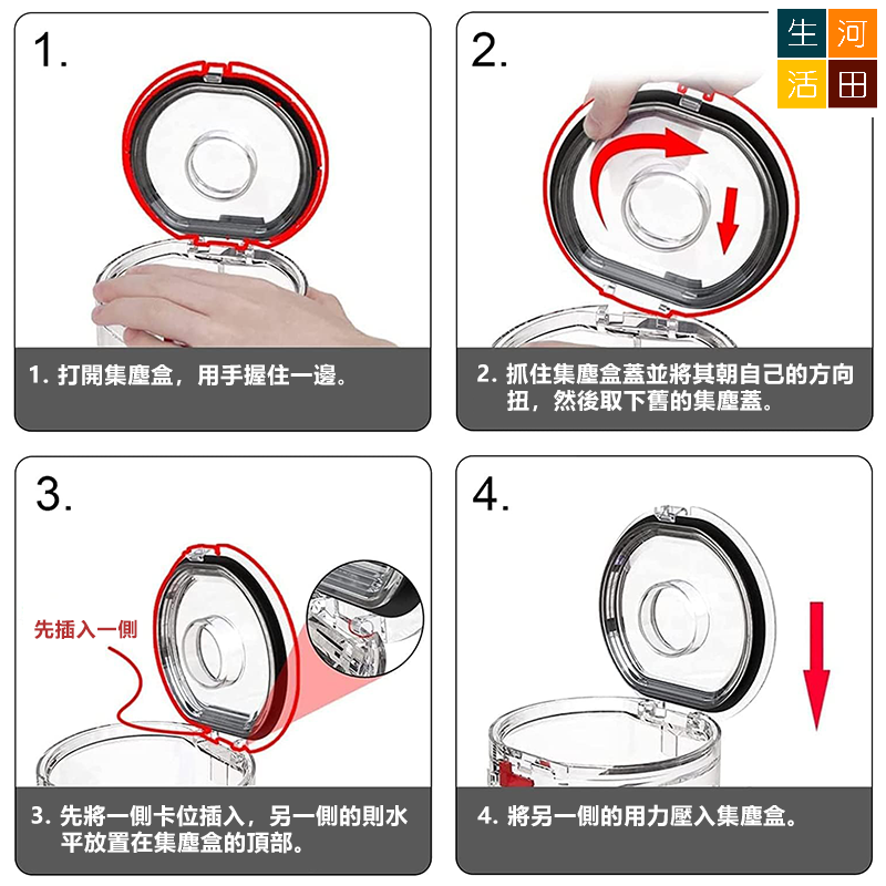 DYSON V7 V8吸塵器集塵桶底蓋 垃圾盒底部密封環