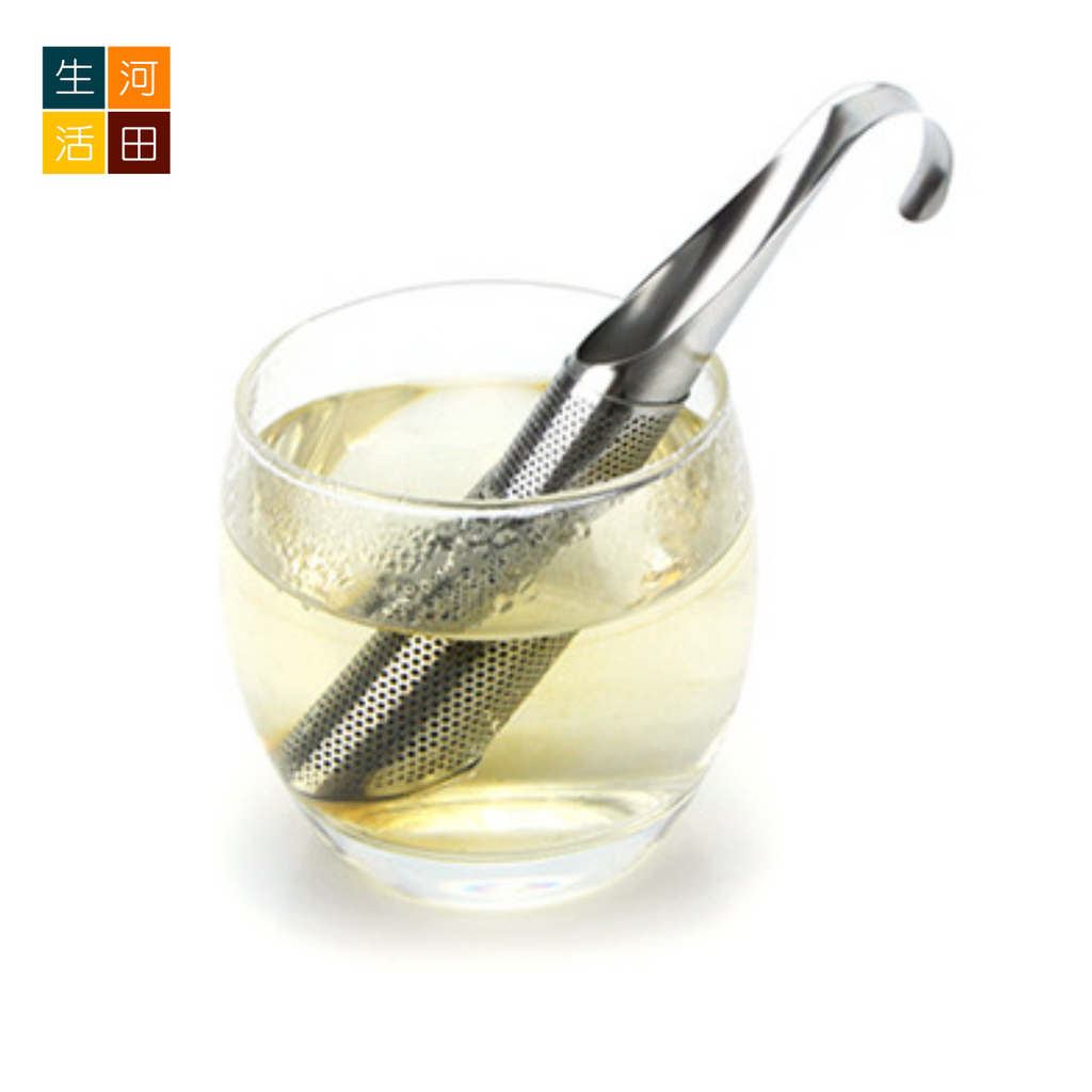304不鏽鋼彎柄茶管泡茶棒│煙斗泡茶器│茶葉過濾器│創意濾茶器│便攜泡茶器