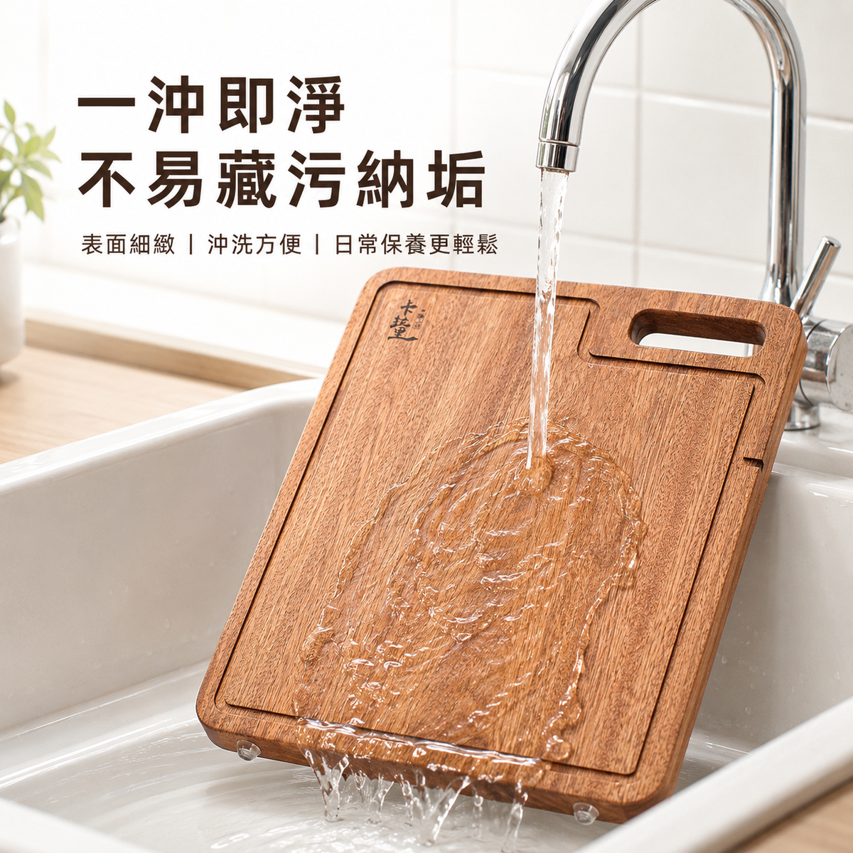 日本卡拉里加厚砧板│雙面廚房家用切菜板│抗菌防黴烏檀木菜板
