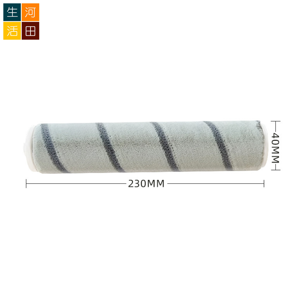 適用小米/米家 手持式無線吸塵機Lite/1C 代用HEPA集塵空氣濾網濾芯x2 + 代用替換毛絨滾刷 x1