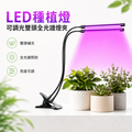 LED種植燈可調光雙頭全光譜燈夾 |水仙開花燈 |植物生長輔助儀