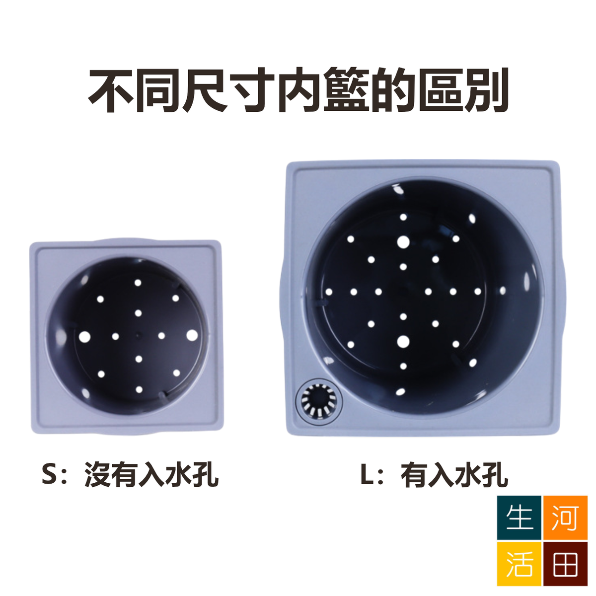 仿磚自吸水花盆（白色／有入水孔）