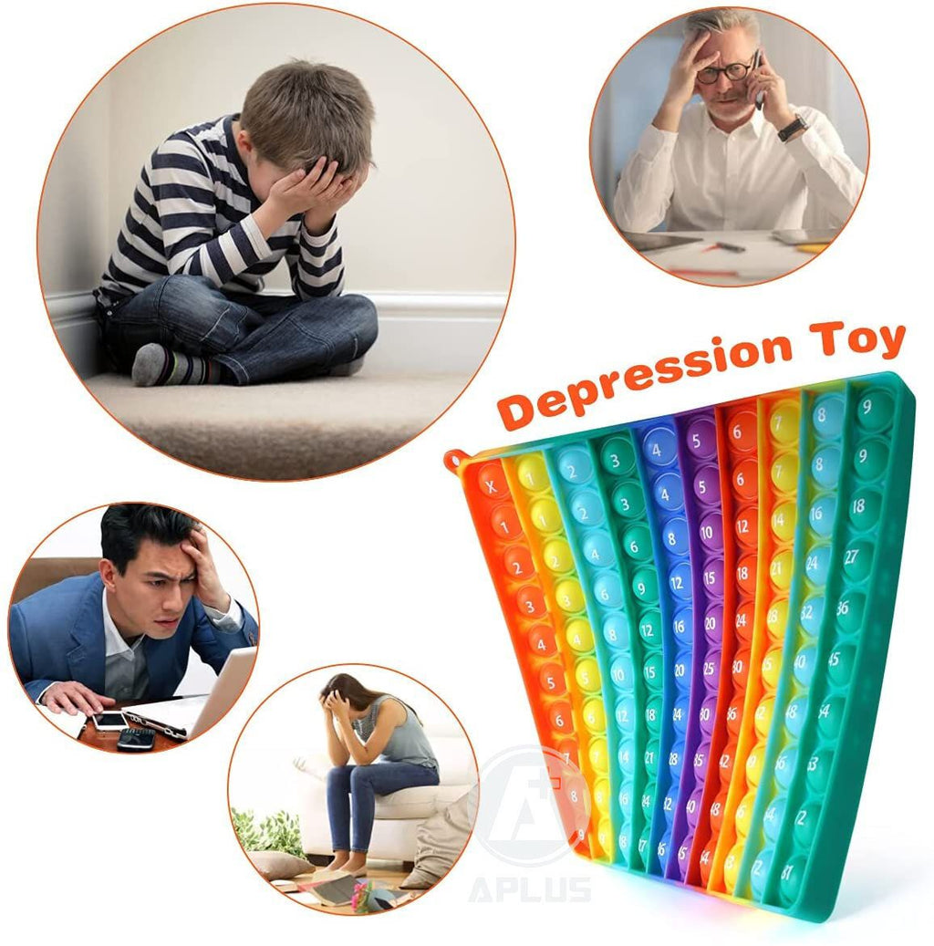 乘數表Pop it Bubble玩具感統兒童訓練ADD ADHD AUTISM活動教學用品