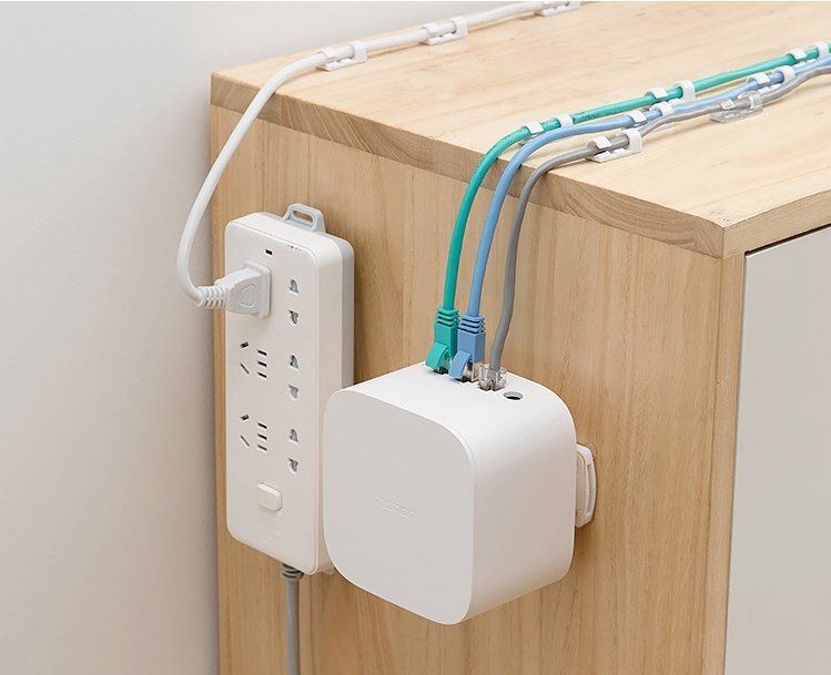 2件-上下方向無痕貼固定架 拖板 路由器 紙巾盒 免鑽窿 Router Modems