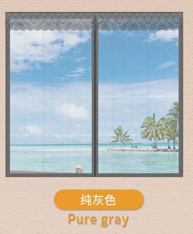 磁鐵自粘式窗戶防蚊網(灰色 120*100)|魔術貼蚊網窗紗|免安裝蚊網