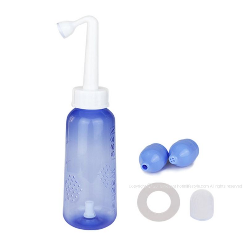 Nasal Rinse300ml 洗鼻壺 成人兒童(不含生理鹽水沖劑)|清洗鼻腔|清洗傷口|鼻敏感|鼻炎|生理鹽水請看02購買