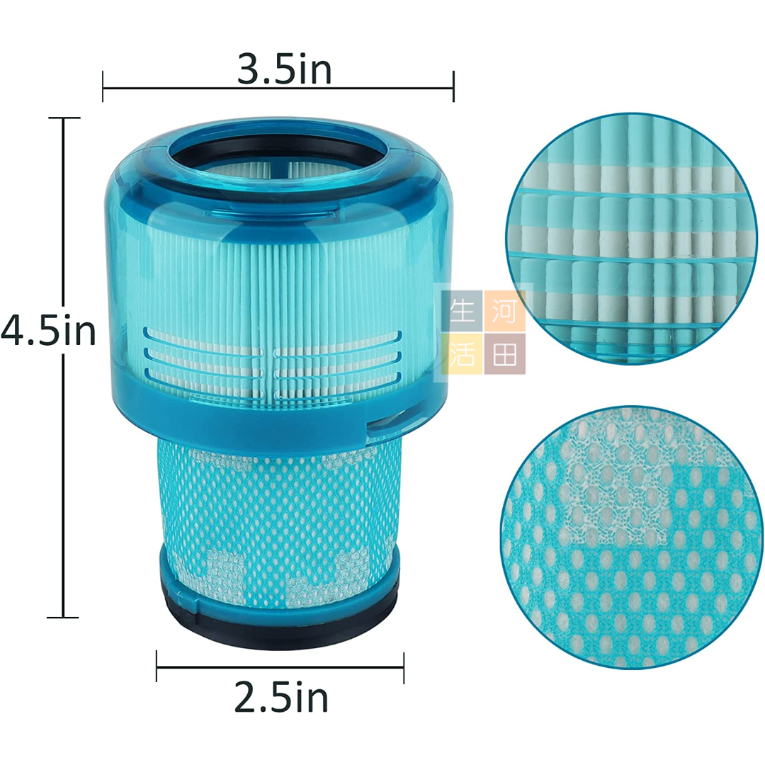後置濾網濾芯 適用於Dyson V15 V11 無線吸塵機套件 代用 替換用