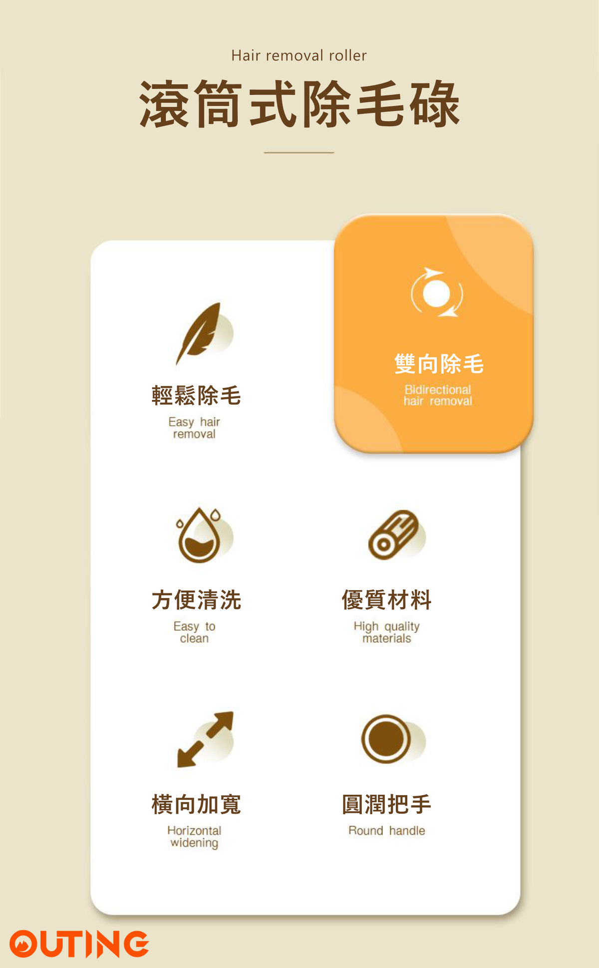 滾筒式除毛碌 | 滾筒黏毛器 去毛刷 雙向靜電吸毛刷 | 寵物清潔用品