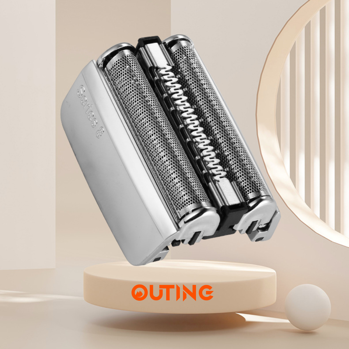 百靈Braun Series 8系剃鬚刀專用刀頭網替換 8385CC 8350S 8325S 8330S 8340S 8345S 8360CC 8365CC 8370CC 8371CC 8380CC
