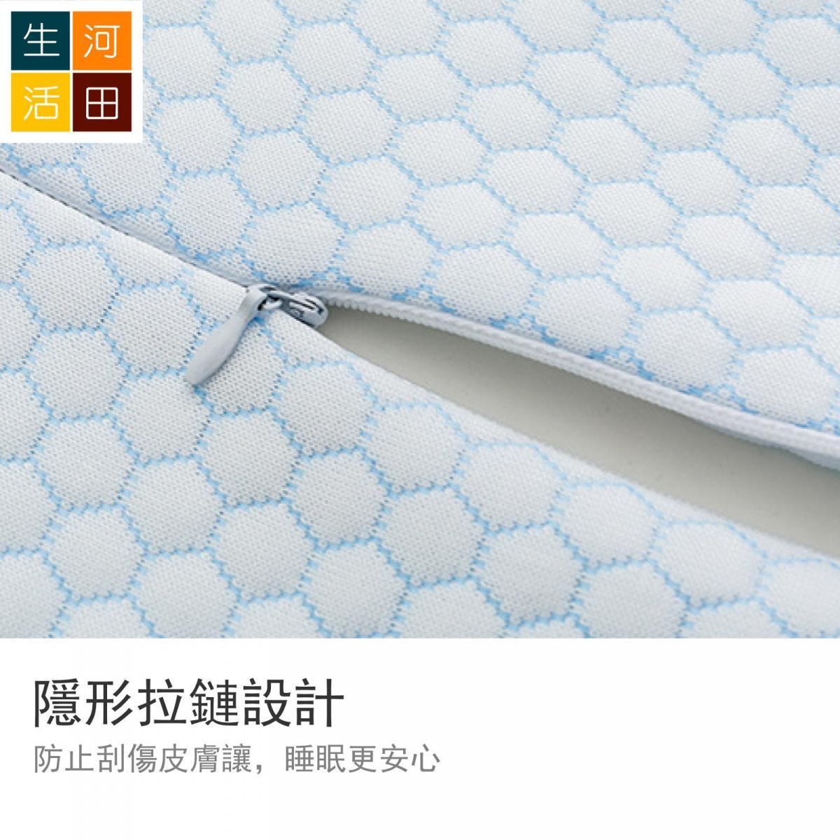 透氣護頸飛翼睡眠牛角枕頭|蝴蝶型枕|止鼻鼾快眠枕頭|頸椎護理睡枕|冰絲涼感慢回彈記憶棉枕頭
