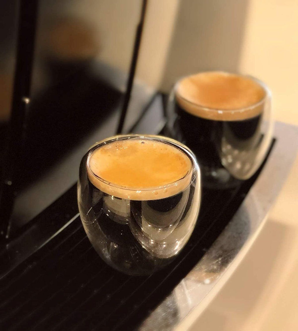 雙層隔熱玻璃杯350ml (1件裝) Espresso Latte咖啡 花茶