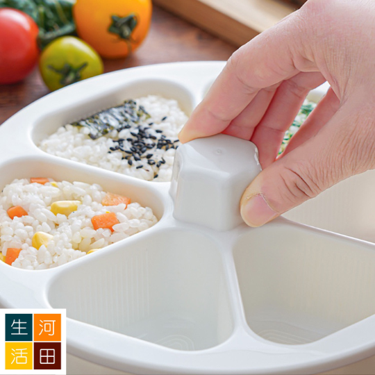 六合一飯糰模具 | 小朋友帶飯 日式便當盒 制作工具 | 卡通可愛造型壽司