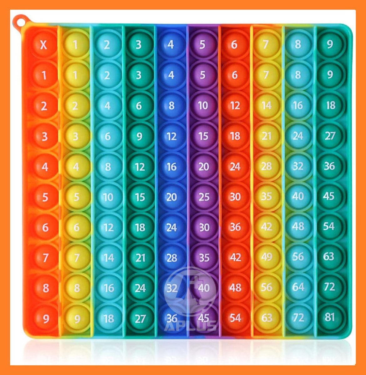 乘數表Pop it Bubble玩具感統兒童訓練ADD ADHD AUTISM活動教學用品