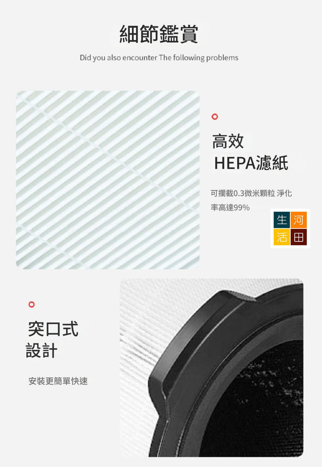 適用飛利浦淨化器濾芯 FY3430代用濾網│Philips AC3033/30 AC3033/83│HEPA 360度空氣清新機專用