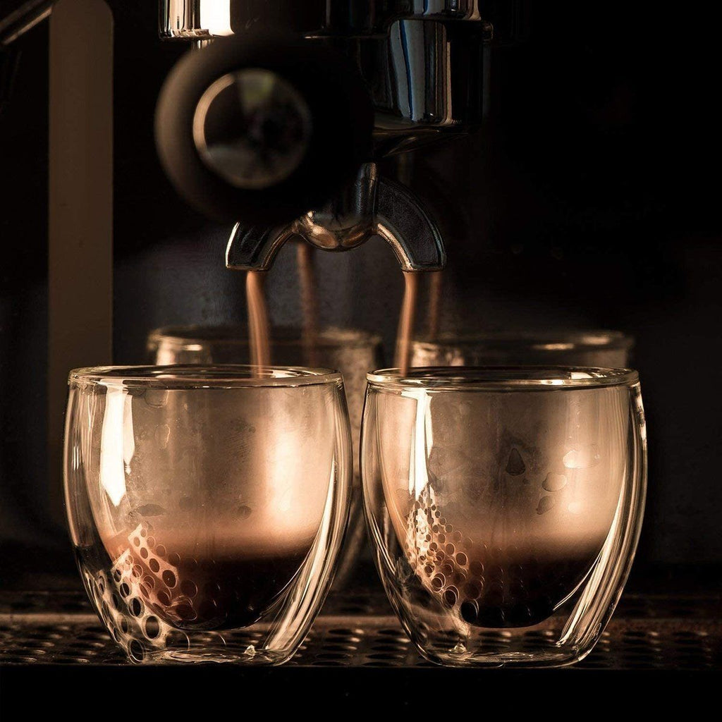 雙層隔熱玻璃杯350ml (1件裝) Espresso Latte咖啡 花茶