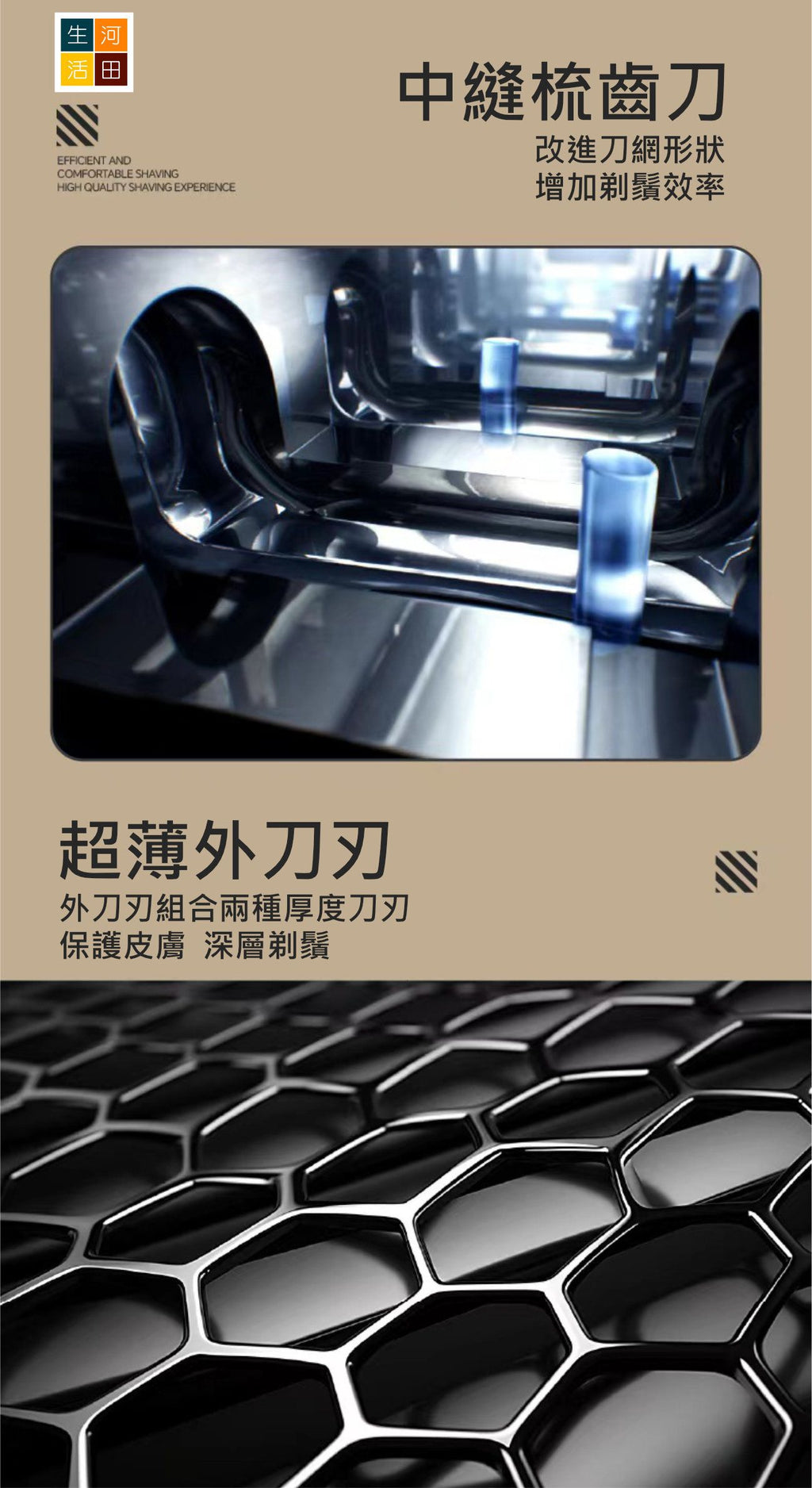 適用於百靈5系Braun 剃鬚刀頭(代用 銀色)5147S 5050CC 5140S 5195CC 網膜刀頭 剃須刀片