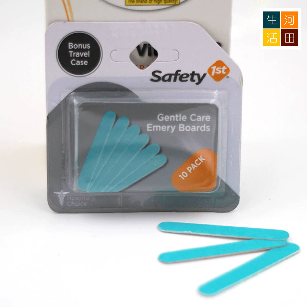 Safety 1st 新生兒專用磨甲片(10片裝)│初生嬰兒磨甲片│指甲護理器│安全磨甲片│指甲修整片