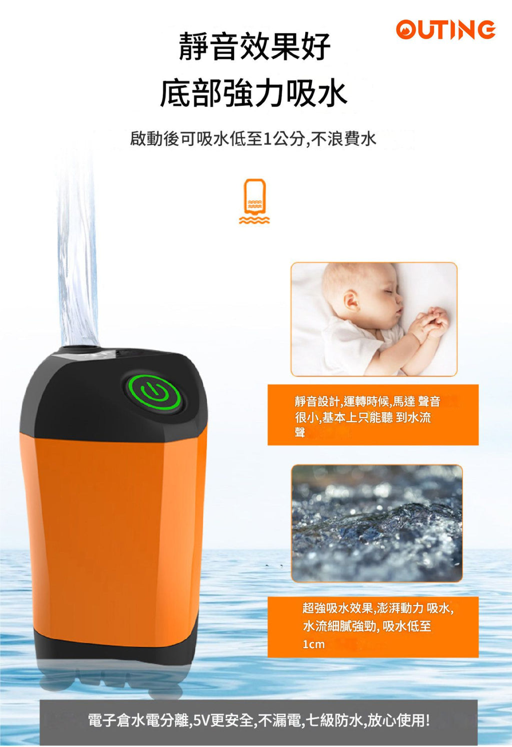 戶外便攜淋浴器│洗澡神器│免插電沖涼器│露營旅行運動洗澡器│竉物洗澡植物澆水器 |室外花灑花洒