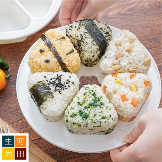 六合一飯糰模具 | 小朋友帶飯 日式便當盒 制作工具 | 卡通可愛造型壽司