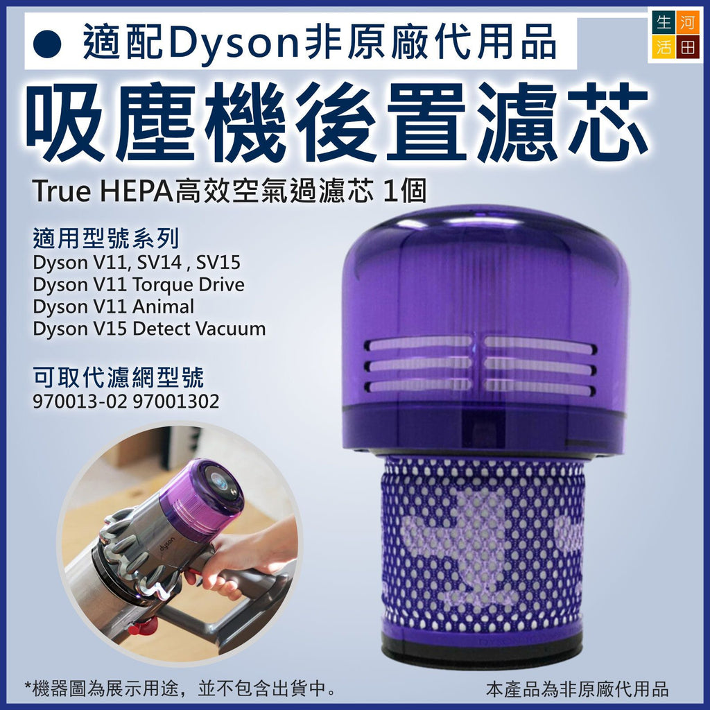 Dyson 副廠 V11 SV14 Animal Pro, V15 Detect 代用後置Filter 濾芯 適合Dyson V11, Dyson V15 吸塵機 SV15