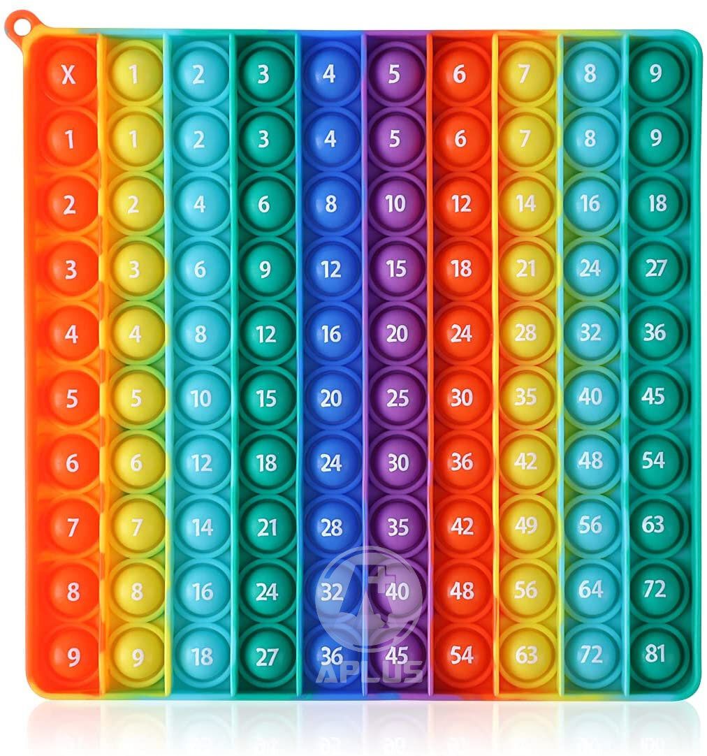 乘數表Pop it Bubble玩具感統兒童訓練ADD ADHD AUTISM活動教學用品