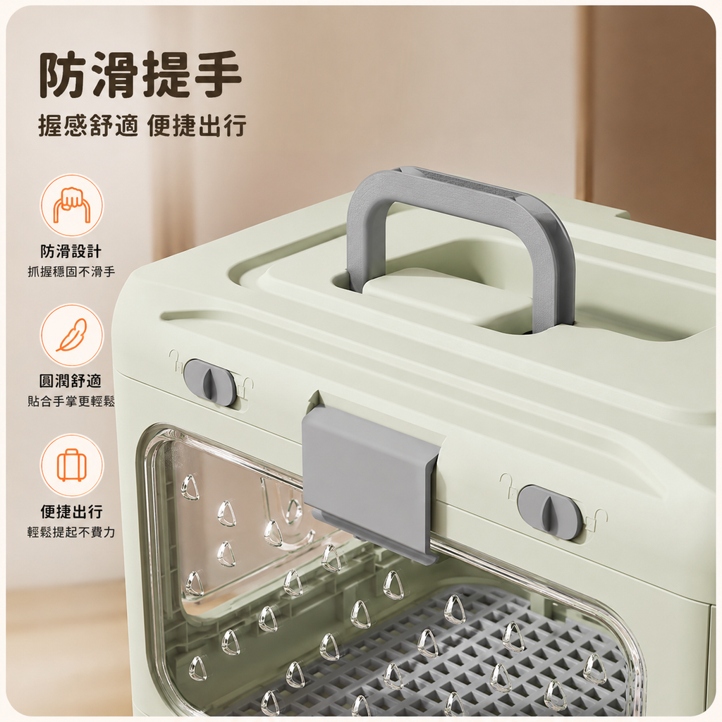 手提折疊寵物航空箱│外出旅行透氣便攜式貓箱│車載大容量貓咪托運箱