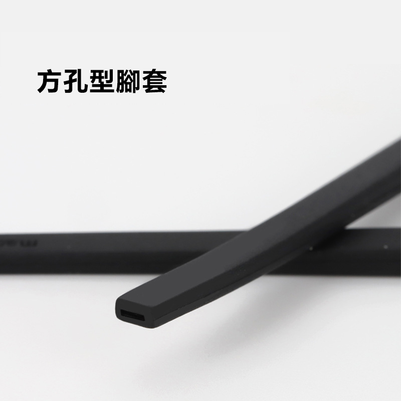 適配ic berlin眼鏡配件防滑腿套 矽膠眼鏡腳套 (黑色 – 2件裝) 非原廠代用品