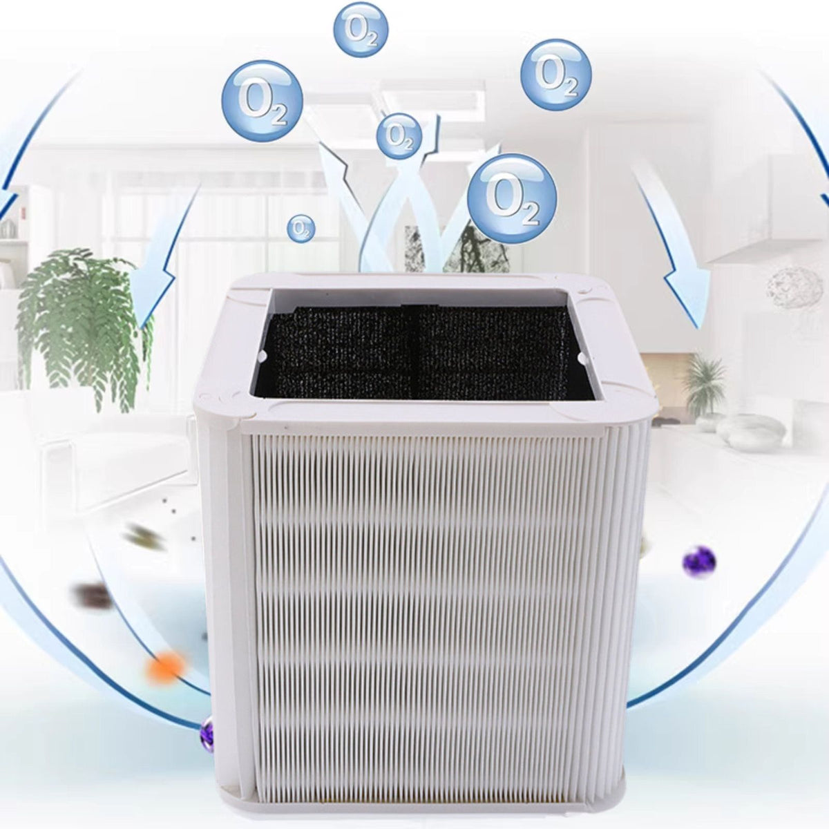 Blueair Blue Pure 211適用 空氣清新機粒子型濾網濾芯 非原廠代用替換