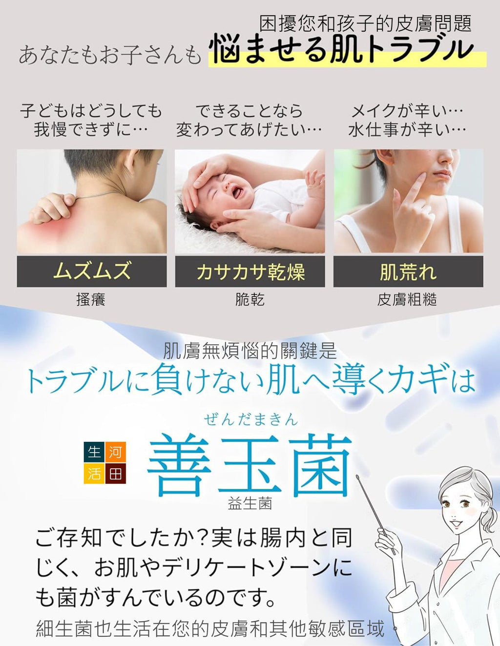 母嬰謢理皂及護理霜套裝(日本製造│平行進口)│日本製溫和護理套裝│母嬰滋潤護理包│親子護理組合
