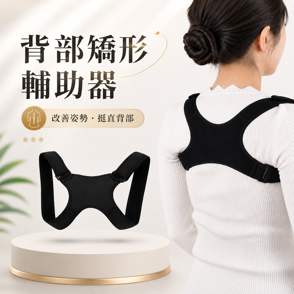 背部矯形輔助器 Pro Posture Corrector 黑色