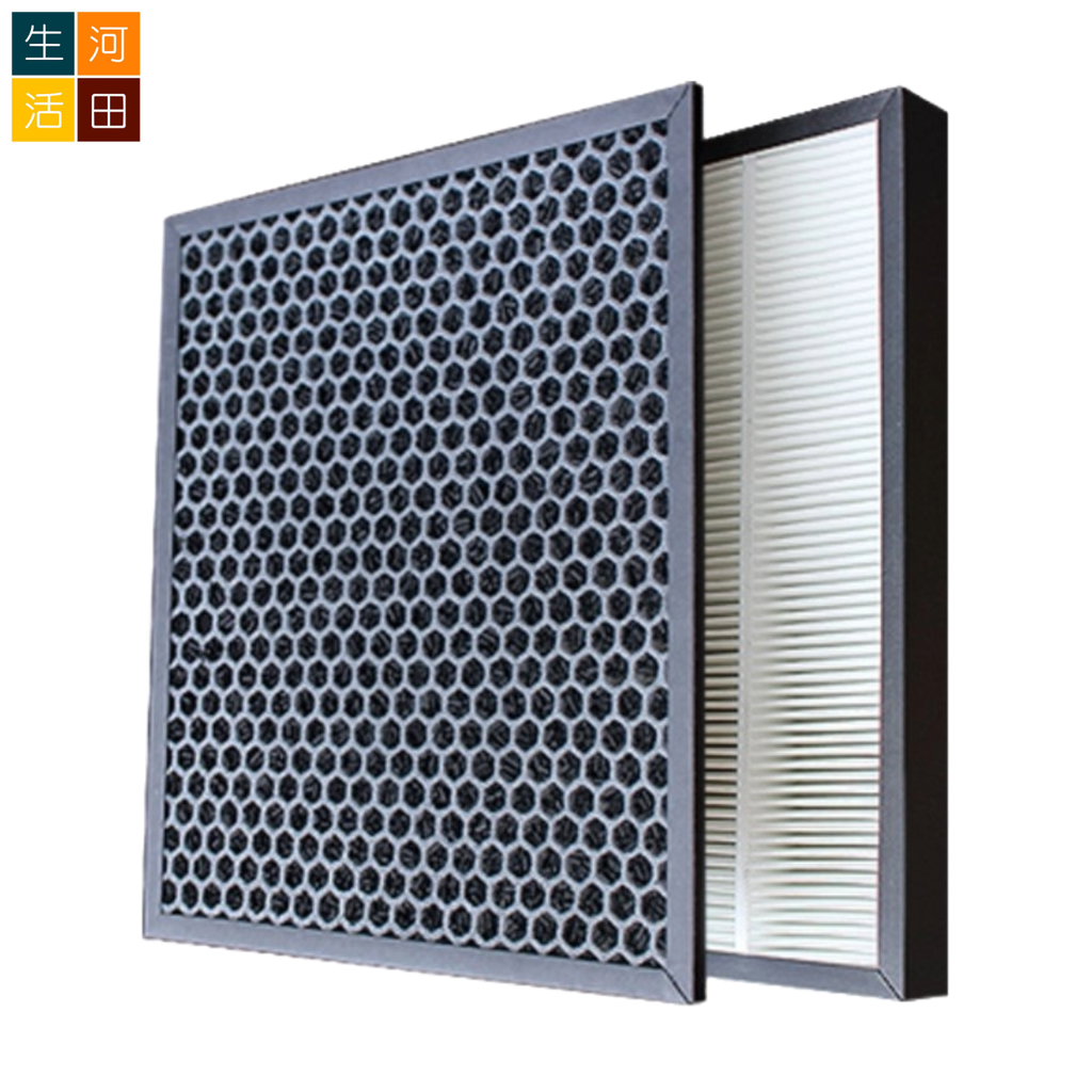 適用 Panasonic 樂聲 nanoe F-PXJ30C F-PXJ30H F-PXJ30A F-PDJ30C F-30C3PD 空氣淨化器 | 代用過濾器套件 | HEPA濾網 活性炭濾墊