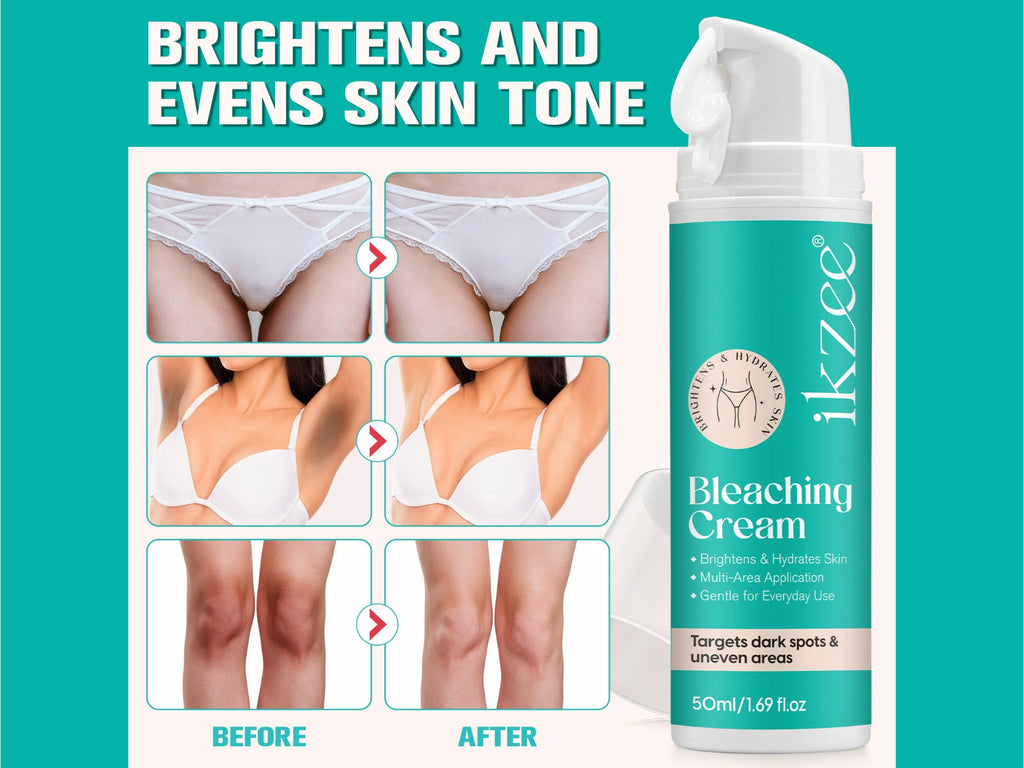 ikzee私密部位亮白霜腋(50ML)│腋下乳暈手肘私處褪黑霜│保濕提亮│粉嫩肌膚
