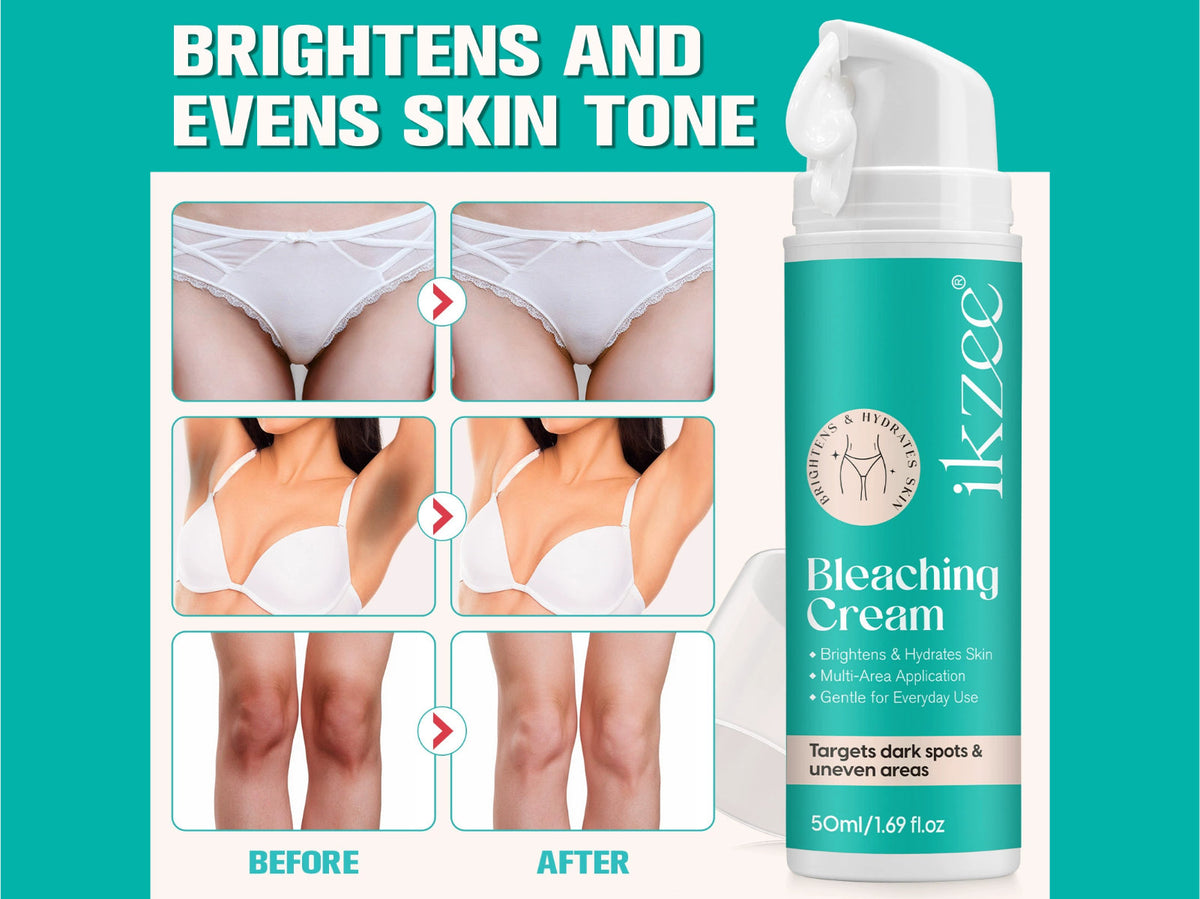 ikzee私密部位亮白霜腋(50ML)│腋下乳暈手肘私處褪黑霜│保濕提亮│粉嫩肌膚