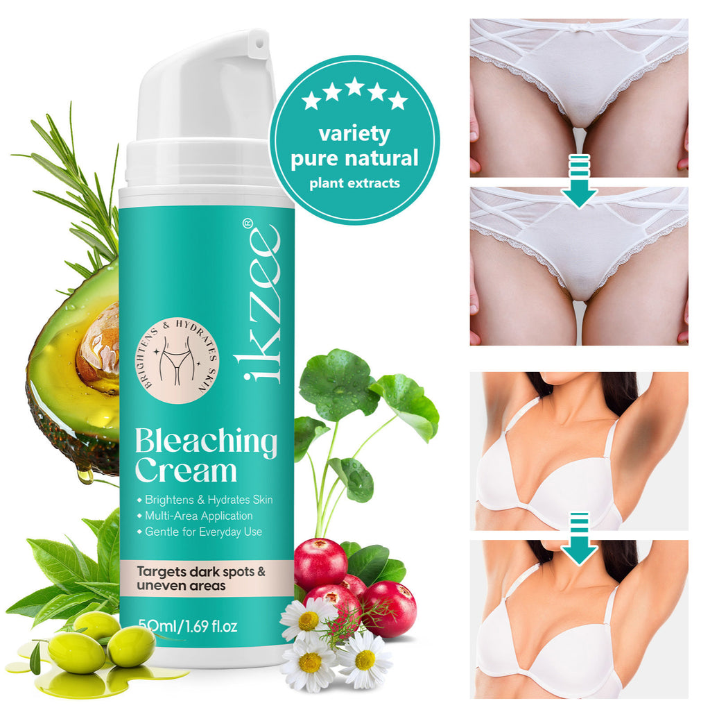 ikzee私密部位亮白霜腋(50ML)│腋下乳暈手肘私處褪黑霜│保濕提亮│粉嫩肌膚