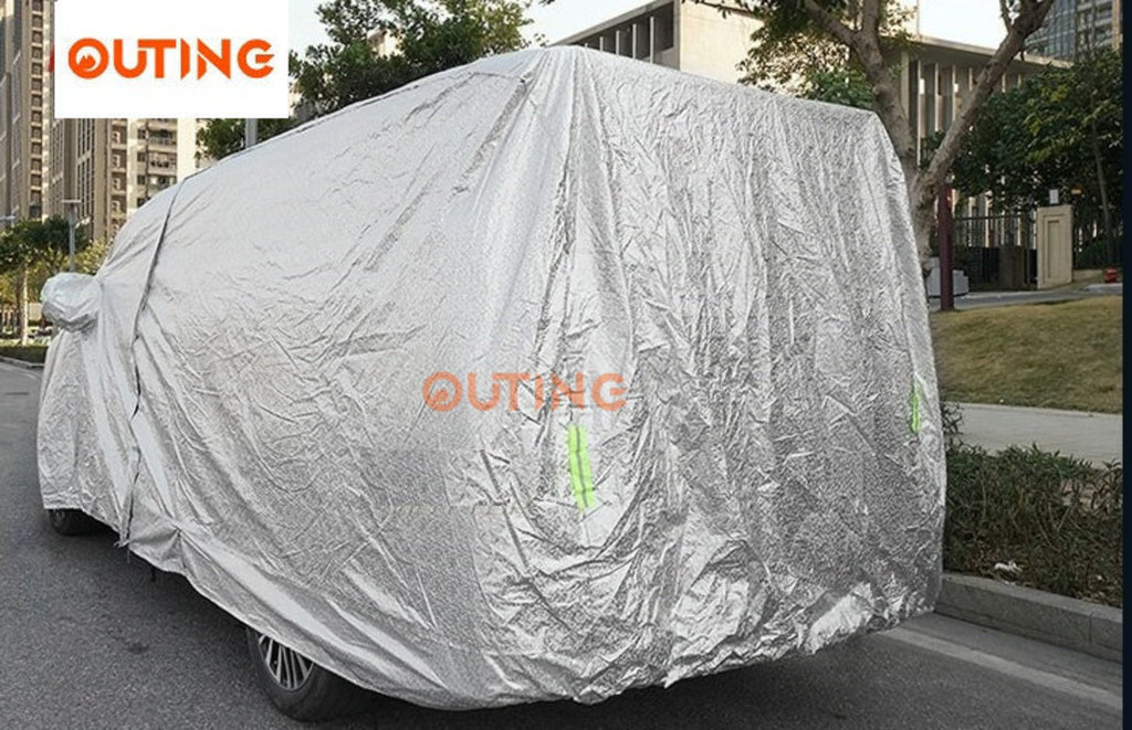 汽車車罩車冚 (MPV及休旅車適用|豐田Alphard Vellfire Elgrand Previa Delica SUV MPV 2015 - 2026) 銀色