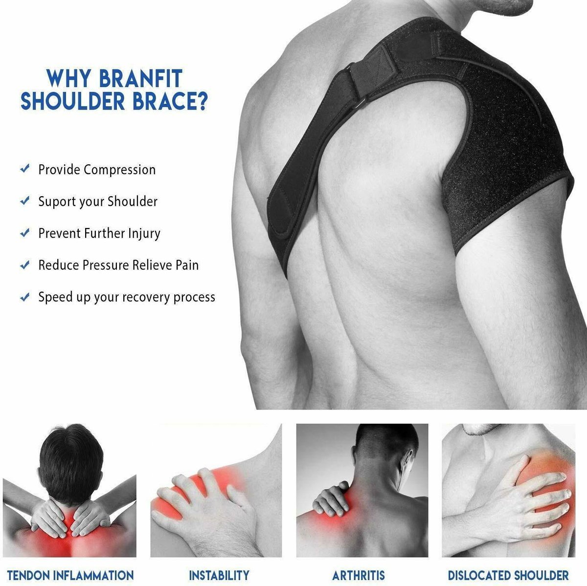 專業運動護肩帶 Shoulder Brace