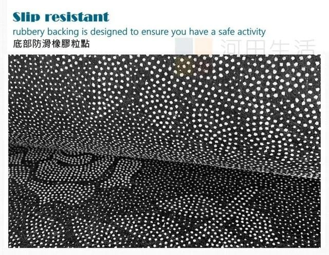 水晶絨防滑廚房浴室地墊 地毯 門口刮塵防滑舒適地墊 長短地墊 (1套共2張) 40*60cm+40*120cm)-藏藍底貓咪