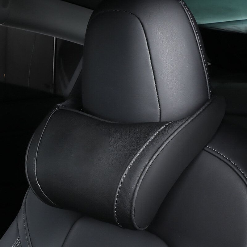 汽車枕頭頸枕適用於 Tesla 3 S X Y 型號黑色 1件 — 產品詳圖