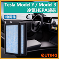 Tesla Model Y / Model 3 冷氣HEPA+活性炭濾網濾芯 (1套兩件)