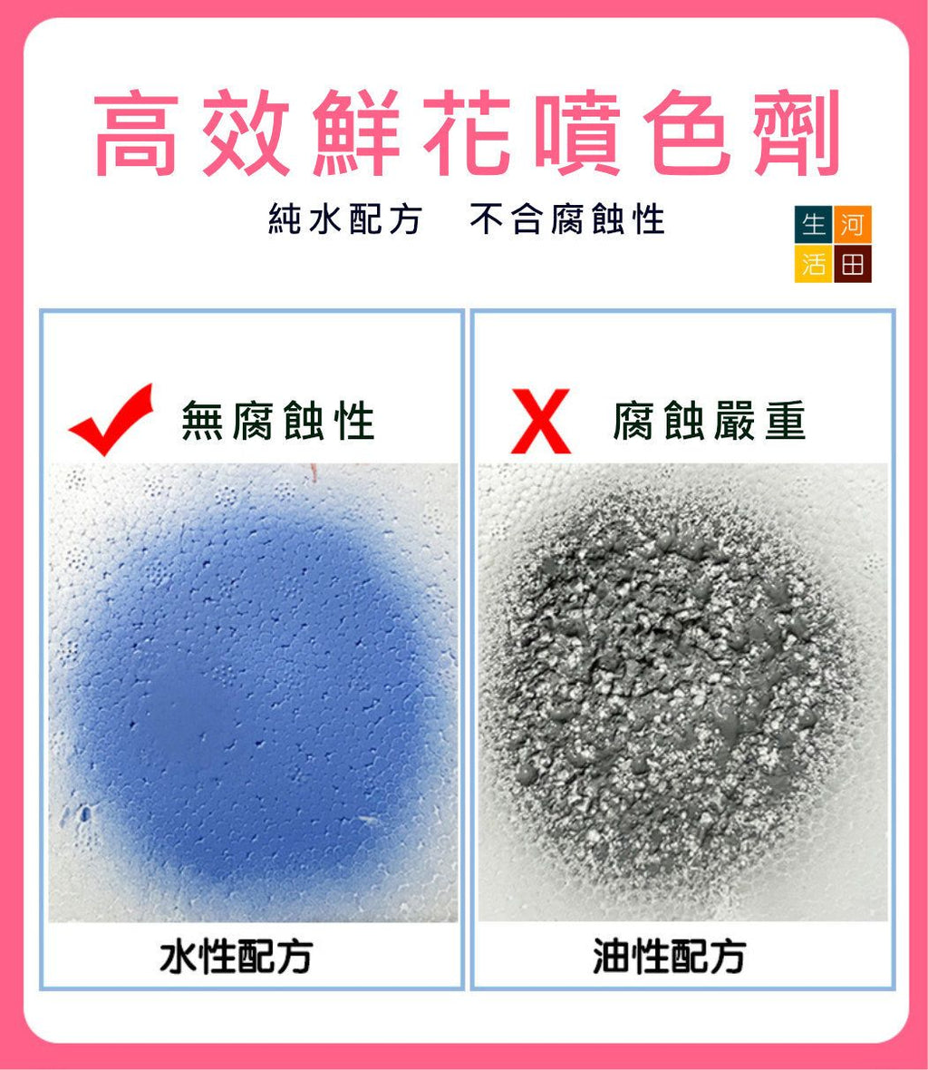 THEAOSON 鮮花永生花彩色噴劑 (薔薇粉 450ml Stock Code 872303)│香皂花染色劑│色彩噴劑│花藝彩繪噴劑│鮮花彩妝│染色噴霧│不含腐蝕性│零甲醛│