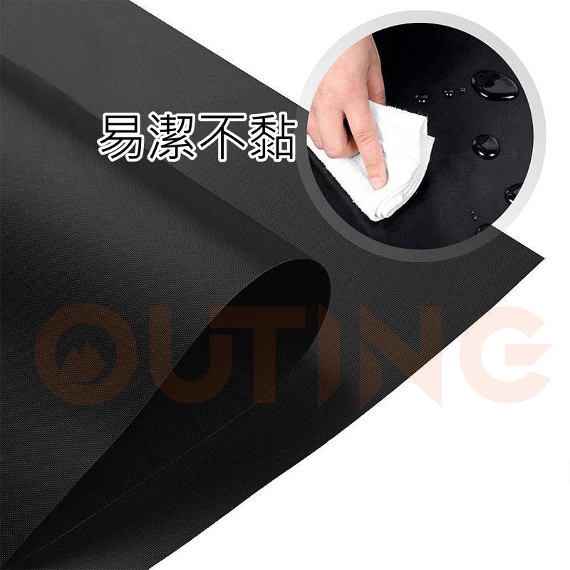 高溫玻璃纖維PTFE BBQ燒烤墊-（33 x 40 cm） 1件 | 戶外野營煮食 | 焗爐 | 牛扒| 豬扒 | 羊架 | 三文魚